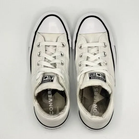 Converse All Star Slip On Low Lace Up White Sneakers - US Women’s 6 / EU 36.5 - Picture 10 of 14